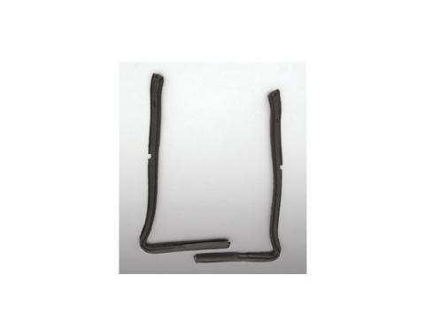 Corvette Weatherstrip, Coupe Door Vent Front, Right, USA, 1963-1967