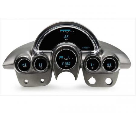 Corvette C1 VFD Series Digital Dash With Teal Display, 1958-1962
