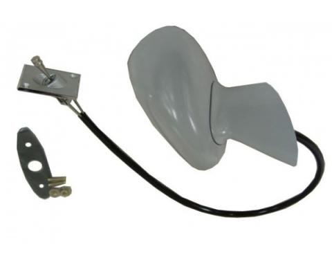 Corvette Mirror, Remote Bullet, Left, 1968-1982