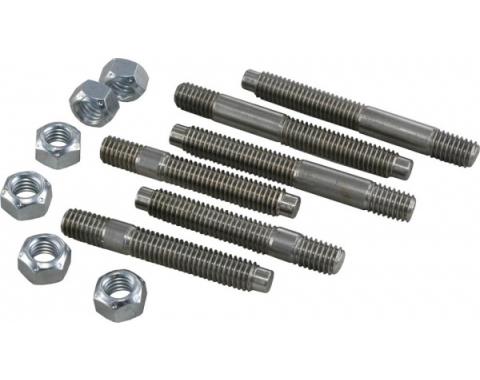 Corvette Exhaust Manifold Stud Kit, Stainless Steel, 1956-1980