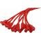 Corvette Spark Plug Wires, Red, Spiro-Pro, Taylor, 1985-1991