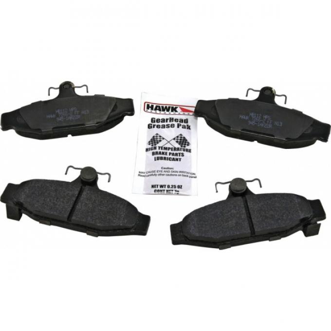 Corvette Brake Pads, Rear Hawk HP Street, 1984-1987