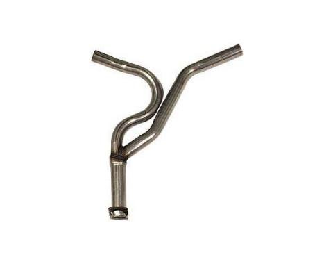 Corvette Exhaust Pipe, Rear Y Aluminized (L48), 1976-1978