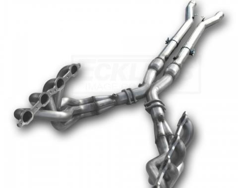 Corvette American Racing Headers 1-7/8" x 3" Full Length Headers With X-Pipe & Cats, ZR1 2009-2013