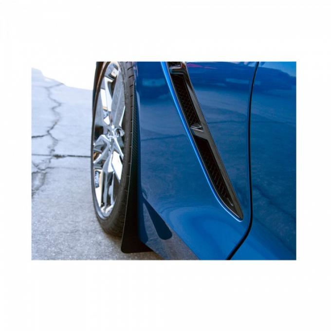 American Car Craft Mud Guards, Carbon Fiber, 2-Piece Set| 052093 Corvette Z06 2014-2017