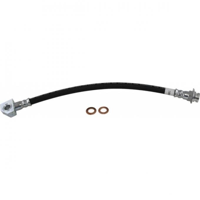 Corvette Brake Hose, Left, Rear, Rubber, 1988-1992