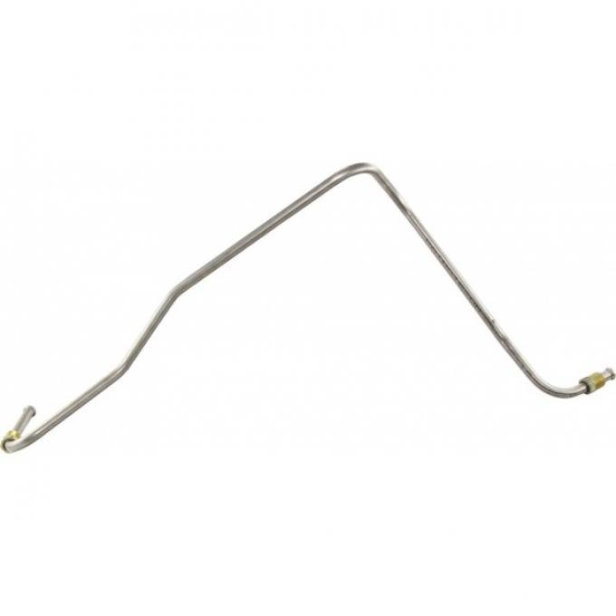 Corvette Fuel Pump Lines To Carburetor, 300 HP, One Line, Stainless Steel 1967-1969