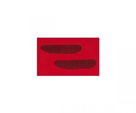 Corvette Brake Duct Screens, Black, 1997-2004