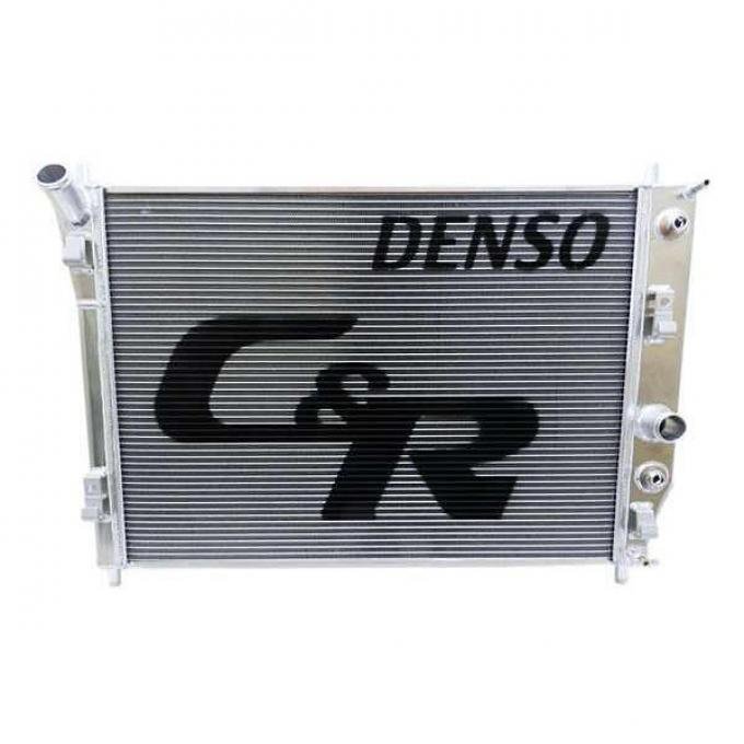 Corvette C&R Racing OE Fit Radiator, High Performance / Race Track, 48mm Denso, With Oil Cooler, 2005-2013