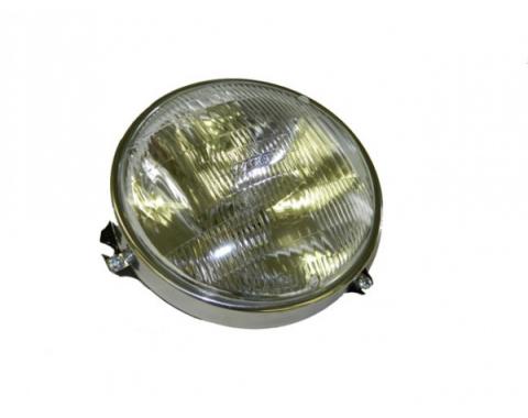 Corvette Headlight Capsule, Left Outer, Halogen Bulb, 1968-1982