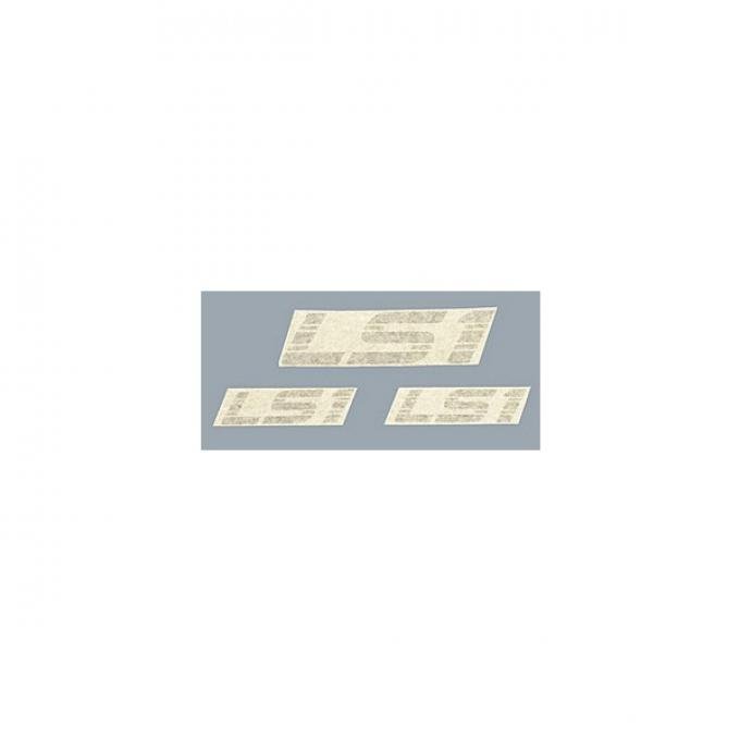 Corvette LS1 Decal Set, Black, 1997-2004