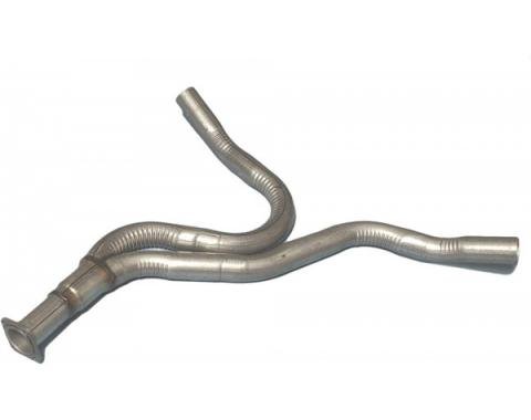 Corvette Exhaust Pipe, Rear Y Aluminized (78 L82), 1978-1981