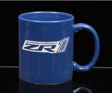 Corvette 11 Ounce Coffee Mug, C-Handle, Royal Blue, 1953-2013