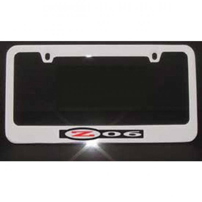 Corvette Elite License Frame, 97-04 Z06 Logo