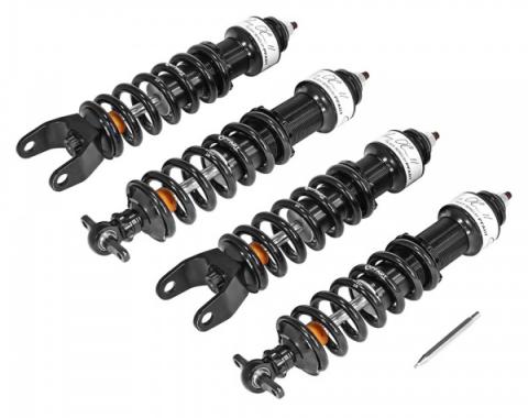 Corvette aFe Control Johnny O'Connell Black Series Single Adjustable Coilover System, 1997-2013