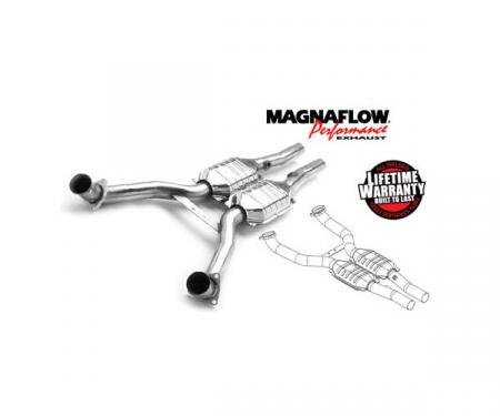 Corvette Y Pipe, Front, Magnaflow, With Catalytic Converters, 1997-2003