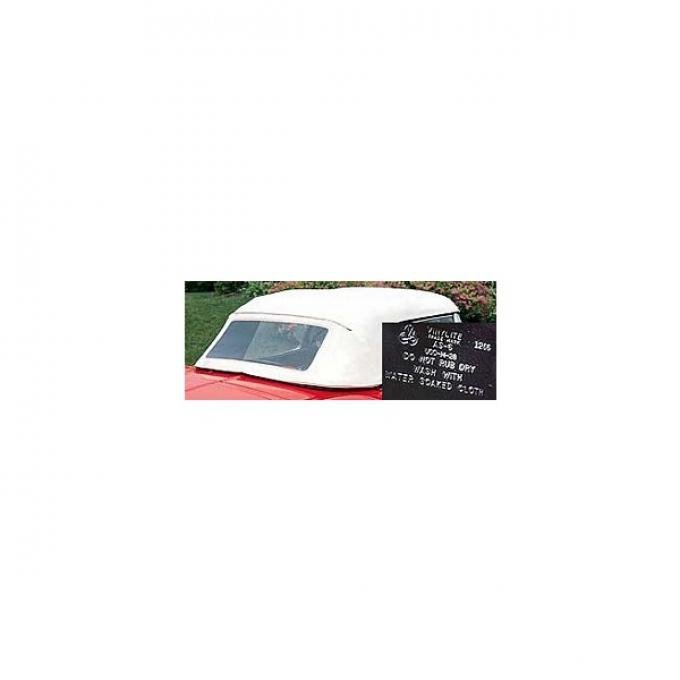 Corvette Convertible Top, White, Date Coded, OEM, 1960