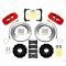 Corvette Stingray Wilwood Aero4 Rear Brake Kit, 4-Piston Caliper Slotted Rotors, 2014-2017