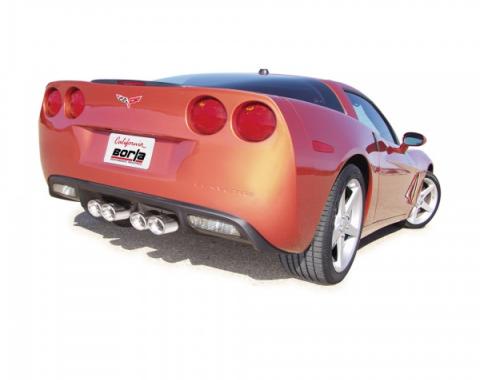 Borla Exhaust System C6 S-Type II Stainless Steel Cat Back Exhaust| 140452 Corvette 2005-2008