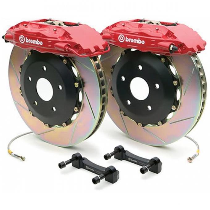 Corvette Brake Kit, Rear, Slotted, Brembo, 2005-2013