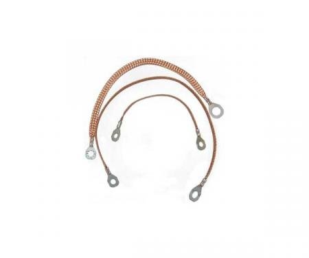 Corvette Radio Ground Strap Kit, With Power Antenna, 1978