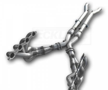 Corvette American Racing Headers 1-3/4" x 3" Full Length Headers With X-Pipe & No Converters, ZR1 2006-2013