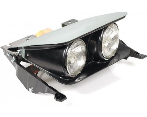 Corvette Headlight Assembly, Right, 1968-1974