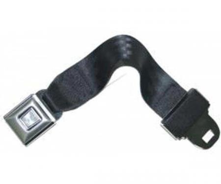 Seatbelt Solutions 1968-1996 Corvette Seat Belt Extension SBE72961000 | Black