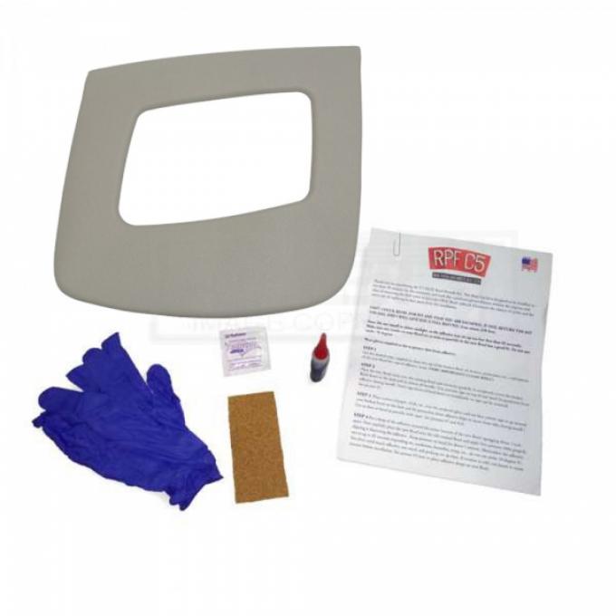 Corvette Heads Up Display Bezel Repair Kit, Light Grey - Code 923, 1997-2004