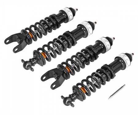 Corvette aFe Control Johnny O'Connell Black Series Single Adjustable Coilover System, 1997-2013