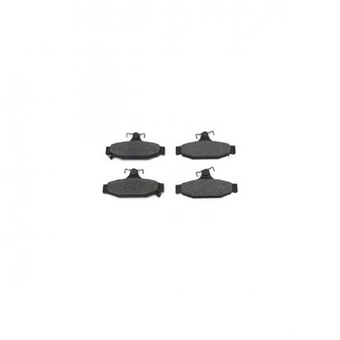 Corvette Brake Pads, Rear, Semi-Metallic, 1988-1996