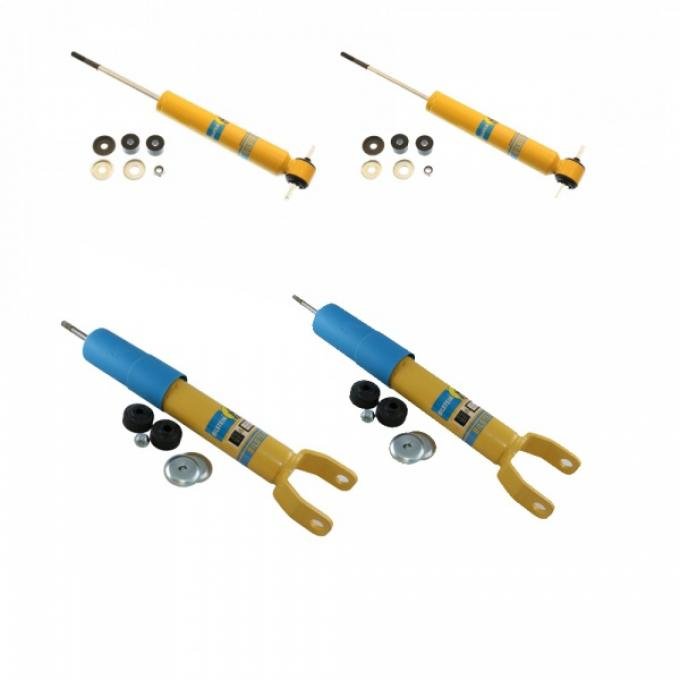 Corvette Bilstein Shock Absorbers, Front & Rear, Without Z51 Suspension, 1997-2013