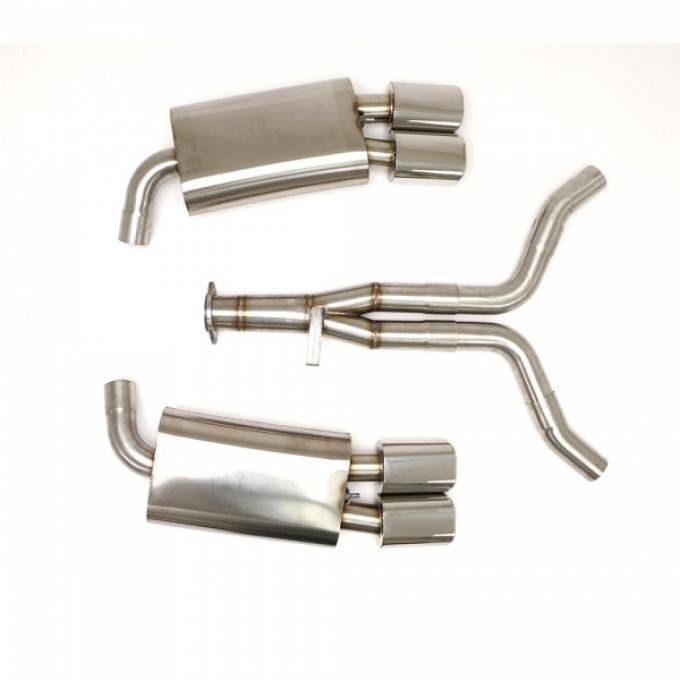 Corvette B&B Triflo Exhaust System, 2-1/2" L-98, 1986-1991