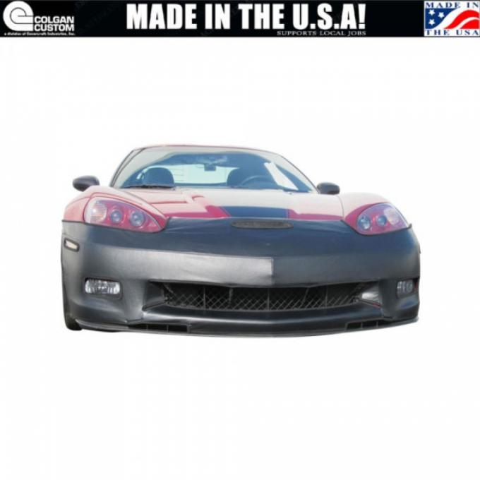 Covercraft Colgan Nose Mask With License Plate Opening, Black| BC3277BC Corvette Z06 & Grand Sport Only 2006-2013