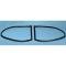 Corvette Weatherstrip, T-Tops, Latex, Late 1977-1982