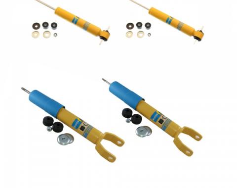 Corvette Bilstein Shock Absorbers, Front & Rear, Without Z51 Suspension, 1997-2013