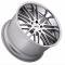 Corvette Wheel, Cray Hawk, 19x10'', Rear Only, Silver With Machined Face And Chrome Stainless Lip, 2014-2017