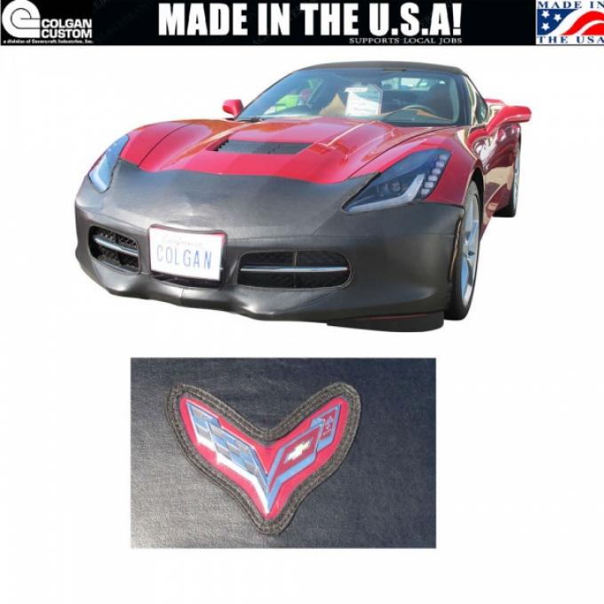 Covercraft Colgan Original Bra, Vinyl, 1-Piece With Emblem & License Plate Opening| 377035 Corvette Stingray Only 2014-2016