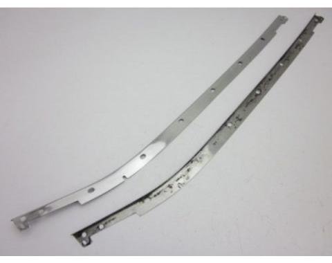 Corvette Side Window Outer Trim Moldings, Pair, Left And Right, 1969-1982