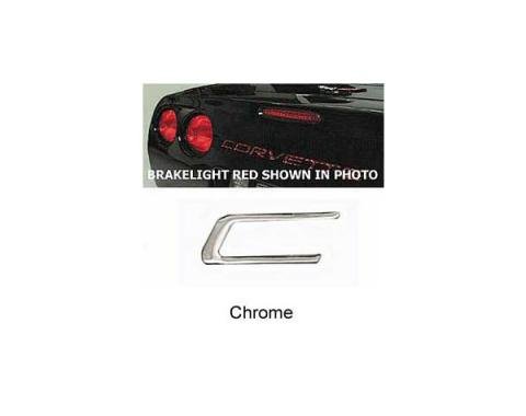 Corvette Rear Bumper Lettering Kit, Chrome, 1997-2004