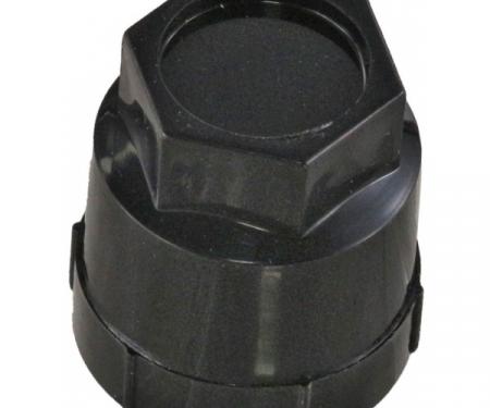 Corvette Lug Nut Cap, Black, Plastic, 1984-1996