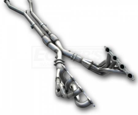 Corvette American Racing Headers 1-7/8 inch x 3 inch Full Length Headers With 3 inch X-Pipe & 3 inch Cats, Off Road Use Only, 2001-2004