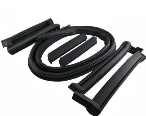 Corvette - Soft Top Weatherstrip Kit, 1998-2004