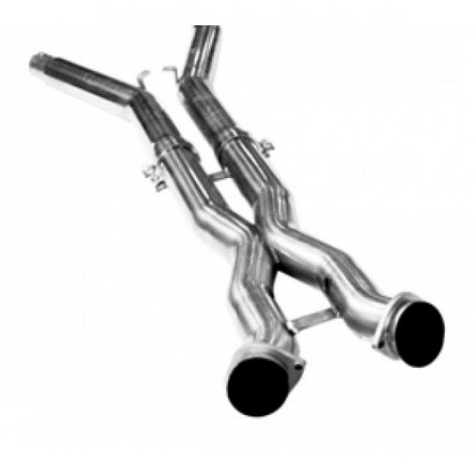 Corvette Kooks 3"x2.5" Stainless Steel Off Road X-Pipe, 2005-2008