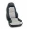 CA 1997-2004 Chevrolet Corvette Custom 100% Leather Seat Covers Sport Black & Gray 43871