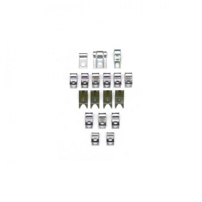 Corvette Brake & Fuel Line Clip Kit, 1965-1966
