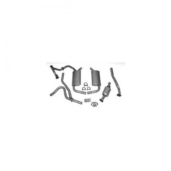 Corvette Exhaust Kit, 2.5", With All Transmissions, Small Block, 1975