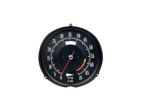 Corvette Tachometer, 6000 RPM, 1972-1974