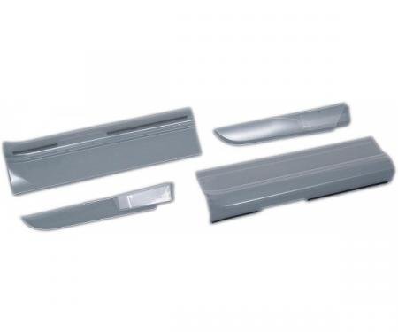 Corvette Door Panel & Sill Protector Kit, Clear, Sill Ease, 2005-2013