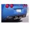 Corvette Exhaust System, B&B, Bullet Performance, With Round Tips, 2005-2008